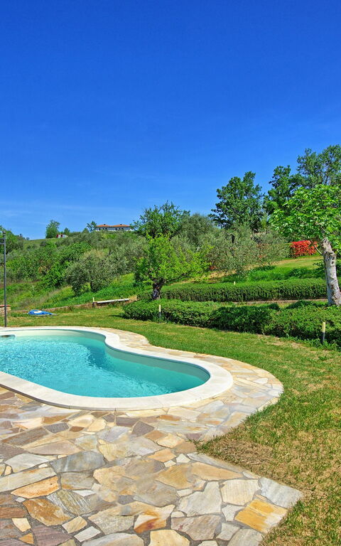 Villa Roberto: Have, pool, Udendørs