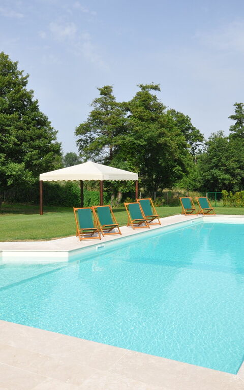 Villa Marginone: Have, pool, Udendørs, Udvendige