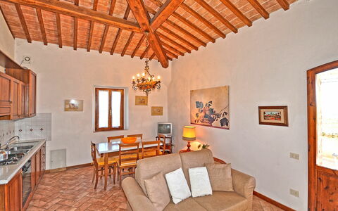 Feriebolig Vittoriana 4: Frokostlokale, Køkken, Stue