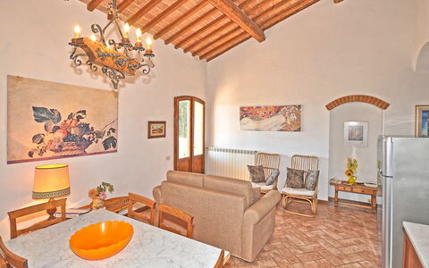 Feriebolig Vittoriana 4: Frokostlokale, Køkken, Stue