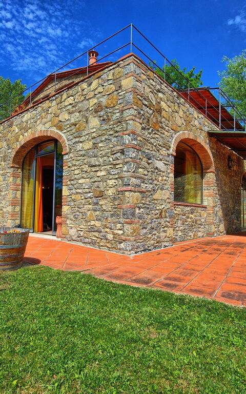 Villa Barbischio: Have, Udvendige