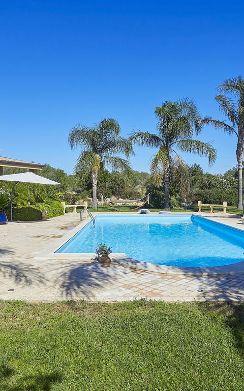 Villa Oasi: Have, pool