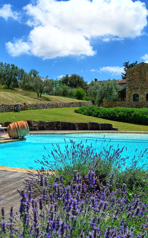 Villa Ferdinando: pool, Sommer