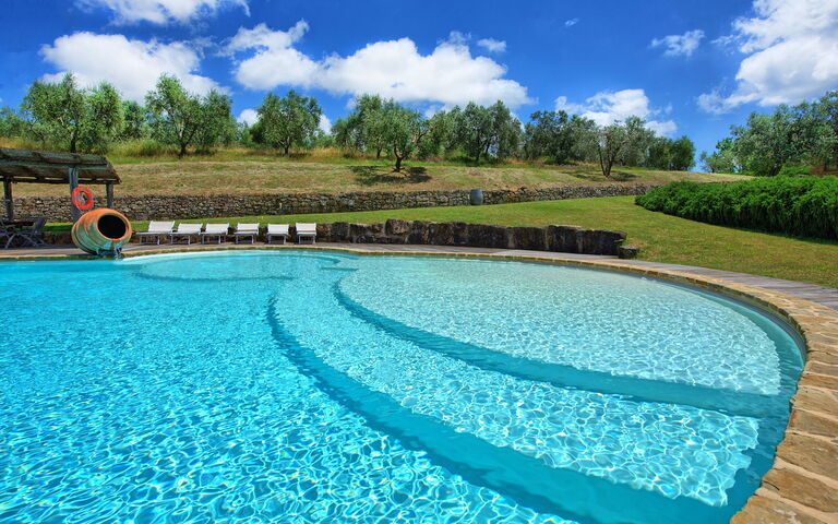 Villa Ferdinando: pool, Sommer