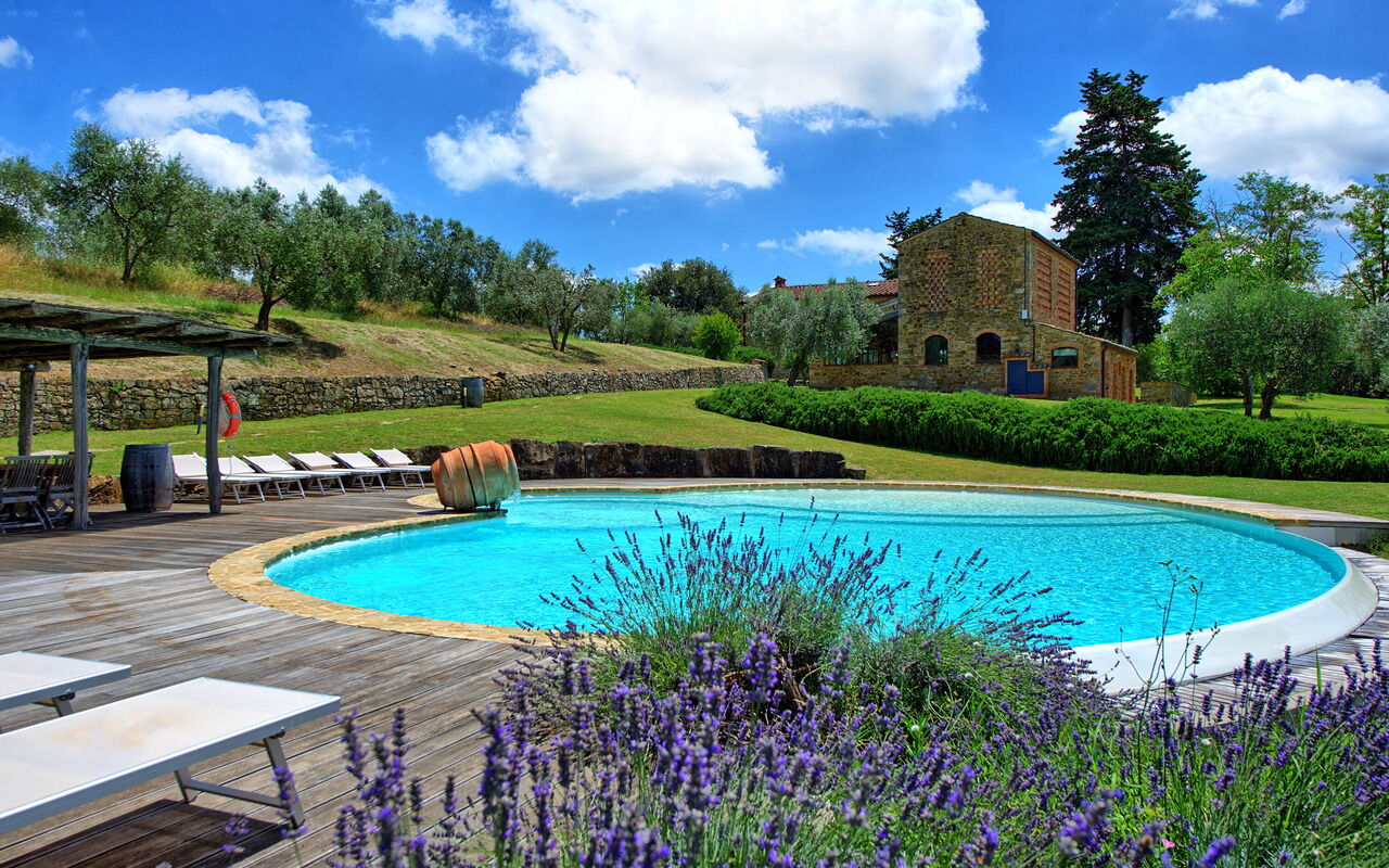 Villa Ferdinando: pool, Sommer
