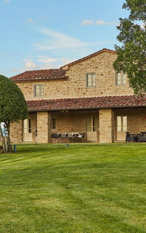 Villa Agazzi: Altan / terrasse / gårdhave, Have