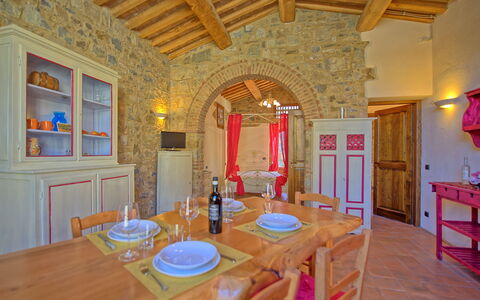 Feriebolig Arturo 2 - Dependance: Frokostlokale, Stue