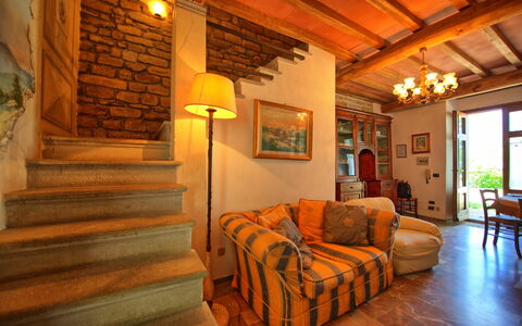 Feriebolig Chiesa: Frokostlokale, Stue