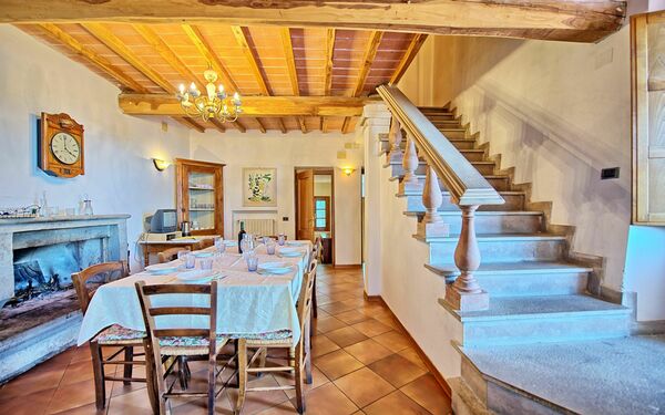 Feriebolig Fienile: Frokostlokale, Stue