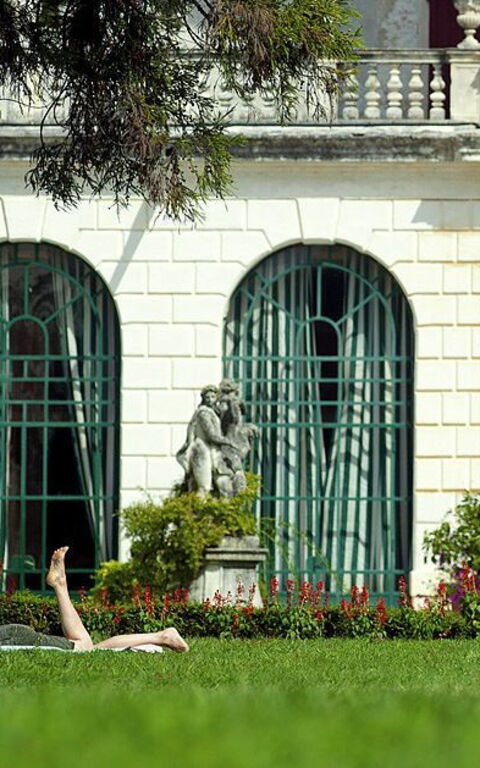 Ca' Marcello: Have, Udendørs