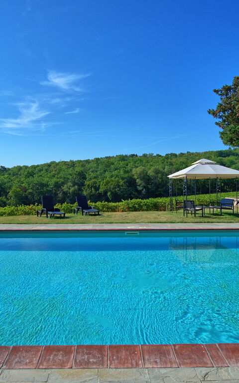 Casavecchia: pool, Sommer