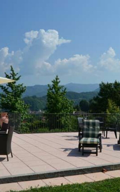 Villa Il Nido: Altan / terrasse / gårdhave, Have