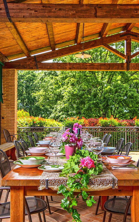 Podere Sant'angelo: Altan / terrasse / gårdhave, Udendørs