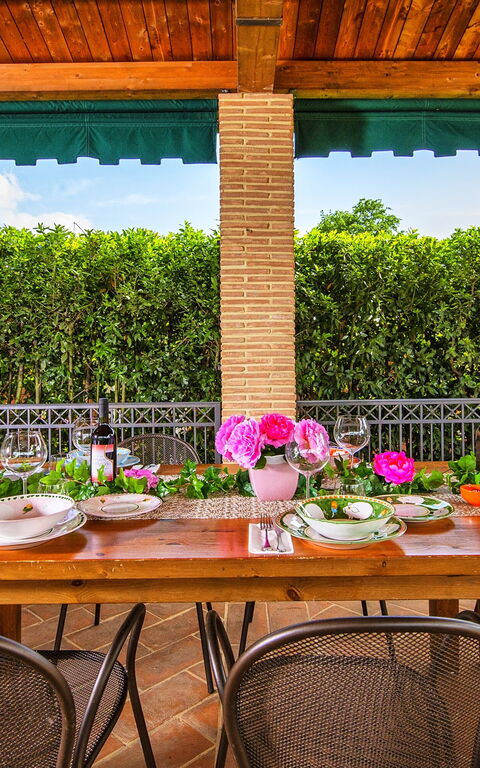 Podere Sant'angelo: Altan / terrasse / gårdhave, Udendørs