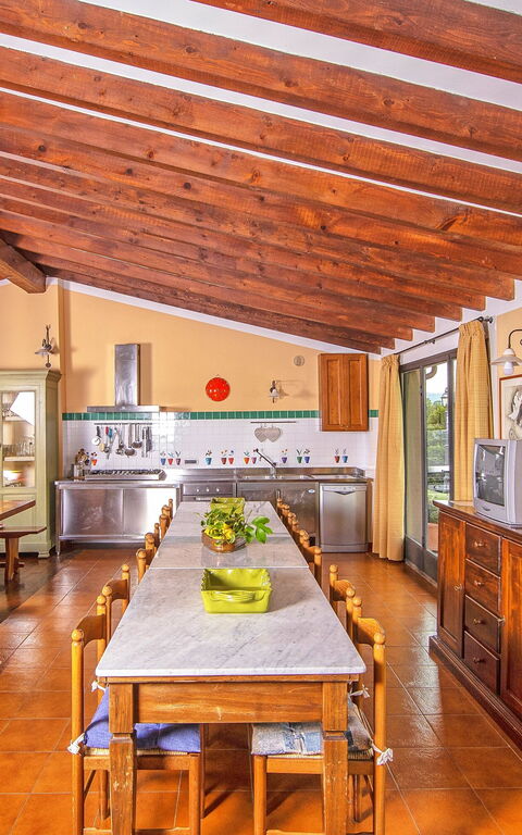 Podere Sant'angelo: Frokostlokale, Køkken