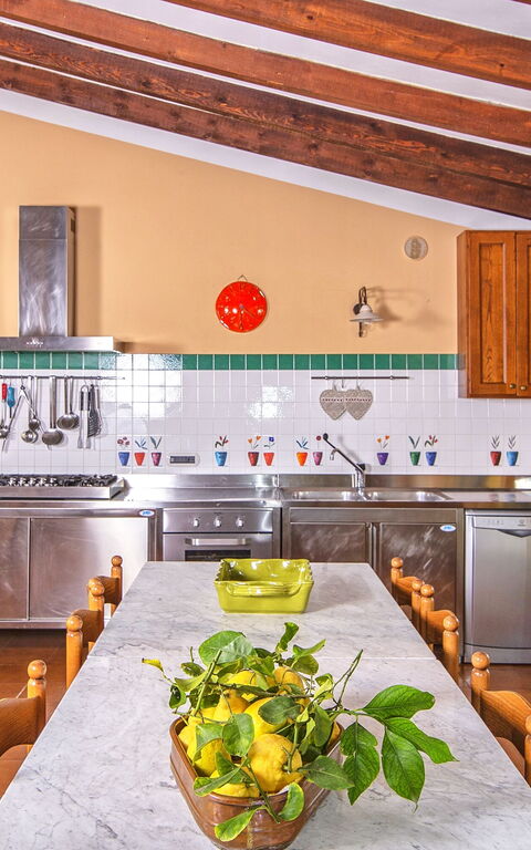 Podere Sant'angelo: Frokostlokale, Køkken