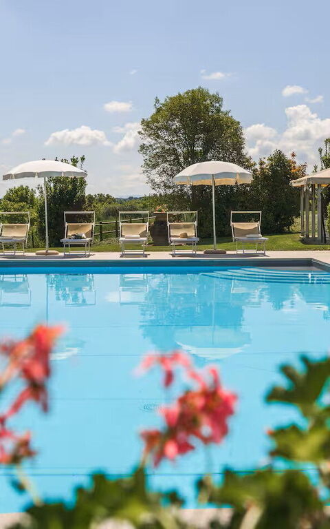 Villa Giare: pool, Udendørs