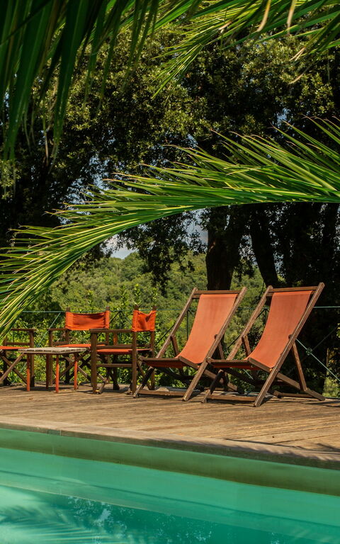 Villa Pedone: pool, Udendørs