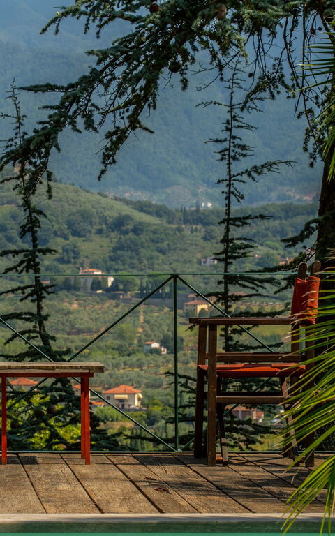 Villa Pedone: Have, Udendørs