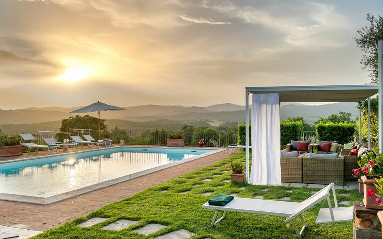 Villa Gerlino: Have, pool