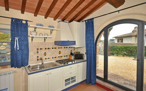 Feriebolig Ortensia: Frokostlokale, Køkken, Stue