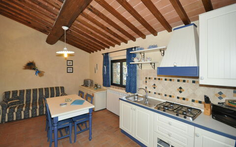 Feriebolig Ortensia: Frokostlokale, Køkken, Stue