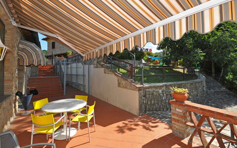 Feriebolig La Capanna: Altan / terrasse / gårdhave