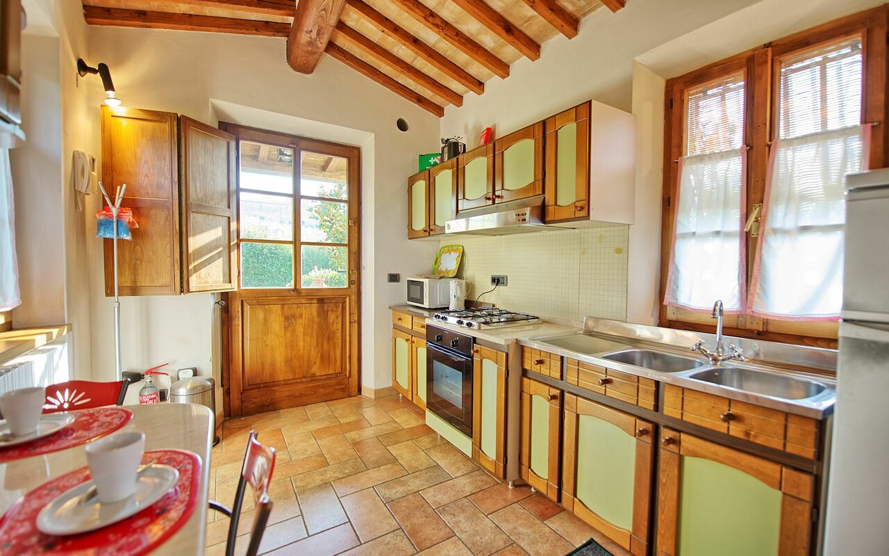 Feriebolig Il Cottage: Frokostlokale, Køkken