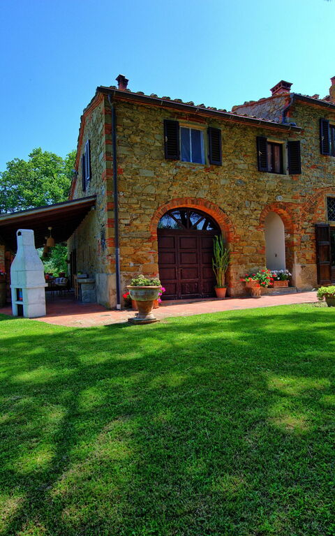 Villa Campogialli: Have, Udvendige