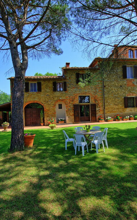 Villa Campogialli: Have, Udvendige