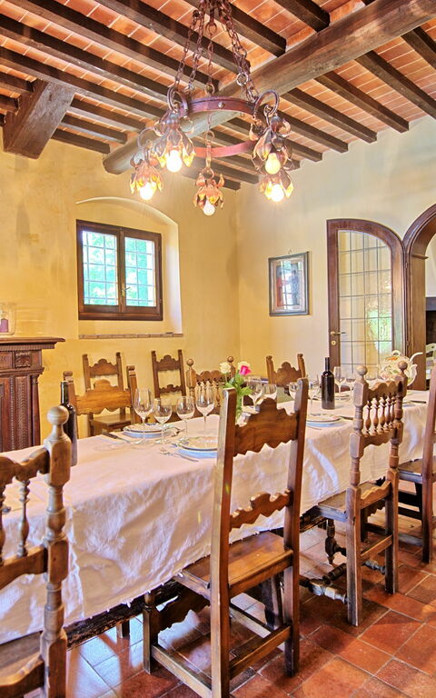 Villa Campogialli: Frokostlokale, Køkken