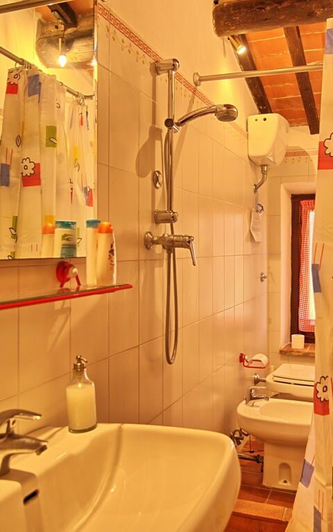 Villa Campogialli: Badeværelse