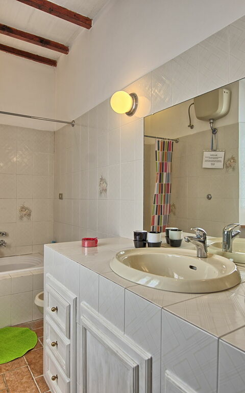 Villa Campogialli: Badeværelse