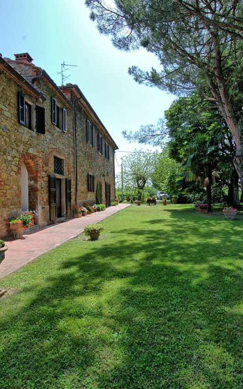 Villa Campogialli: Have, Udvendige