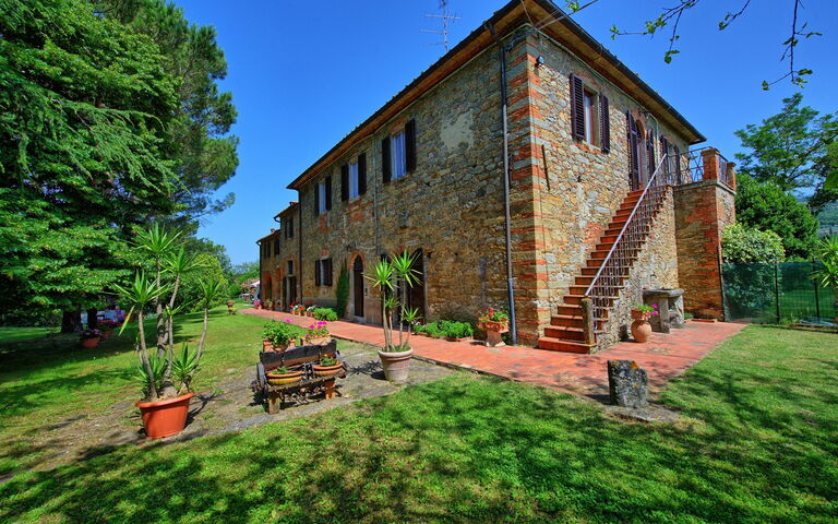 Villa Campogialli: Have, Udvendige