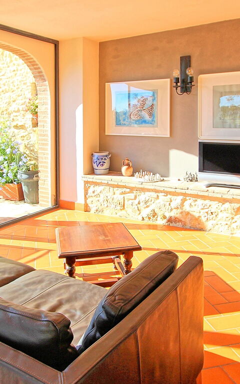 Guardistallo: Frokostlokale, Stue