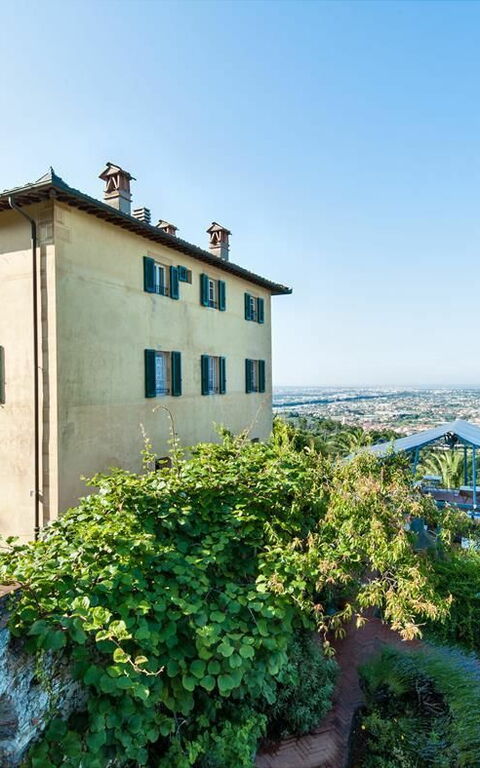 Villa Camaiore: Have, Udvendige