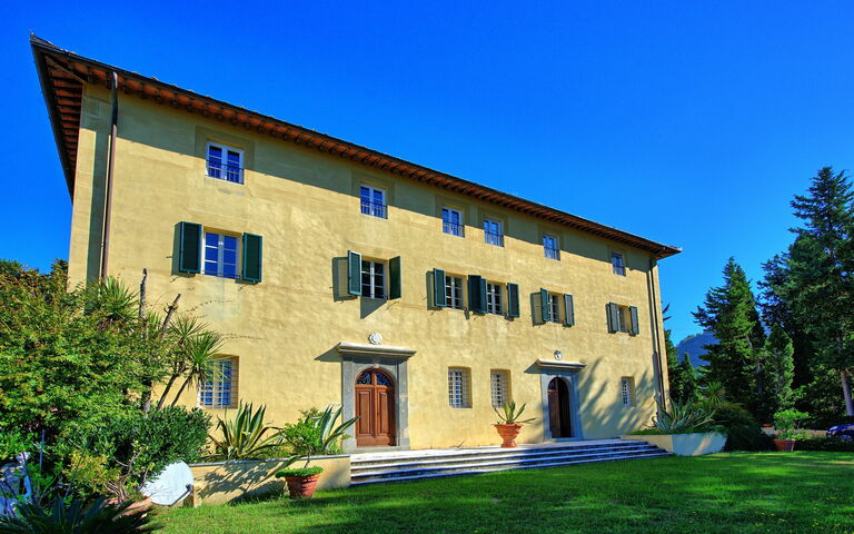 Villa Camaiore: Have, Udendørs