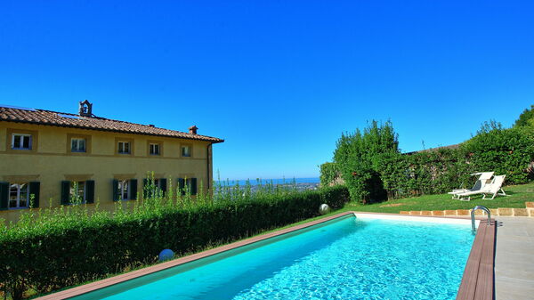 Villa Camaiore: Have, pool, Udendørs