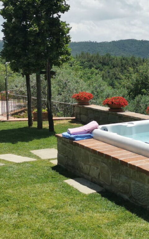 Villa Noceta: Have, pool