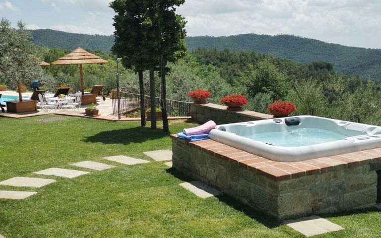 Villa Noceta: Have, pool
