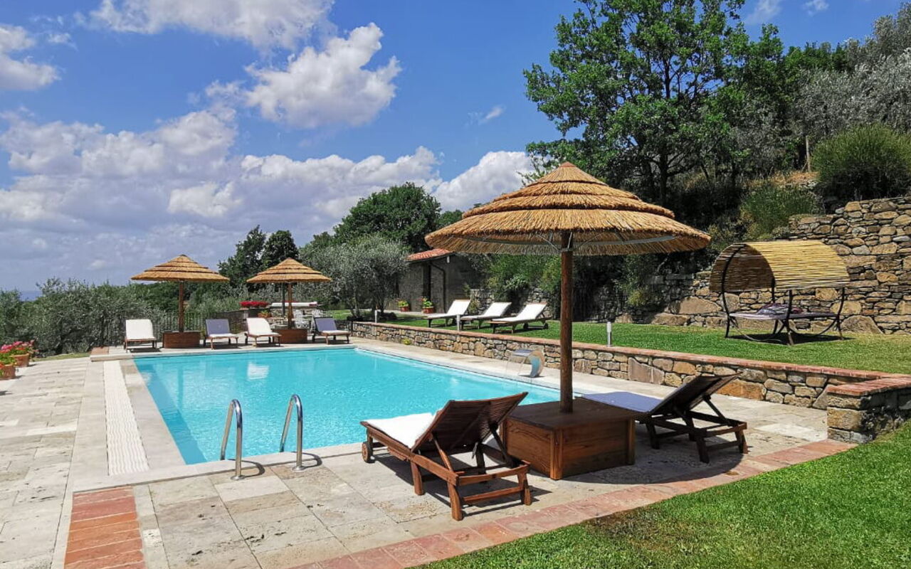 Villa Noceta: Have, pool