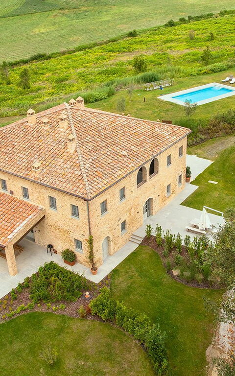 Casale La Valle - Castelfalfi: Have, pool, Udvendige