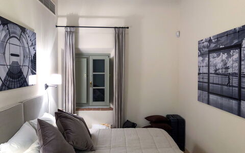 Feriebolig La Valle 3 Castelfalfi: soveværelse