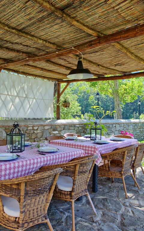 Villa Poggiolino: Altan / terrasse / gårdhave, Have