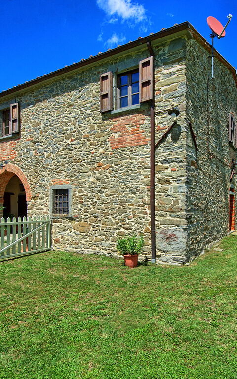 Villa Poggiolino: Have, Udvendige