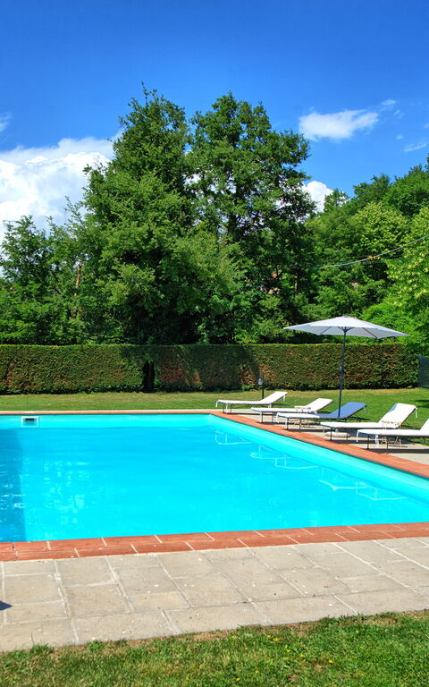 Villa Margherita Due: Have, pool, Udendørs
