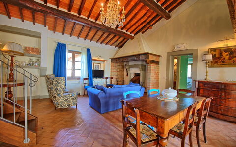 Feriebolig Belvedere Apartment: Frokostlokale, Stue