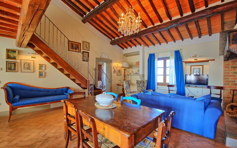 Feriebolig Belvedere Apartment: Frokostlokale, Stue