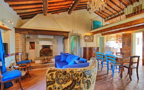 Feriebolig Belvedere Apartment: Frokostlokale, Stue